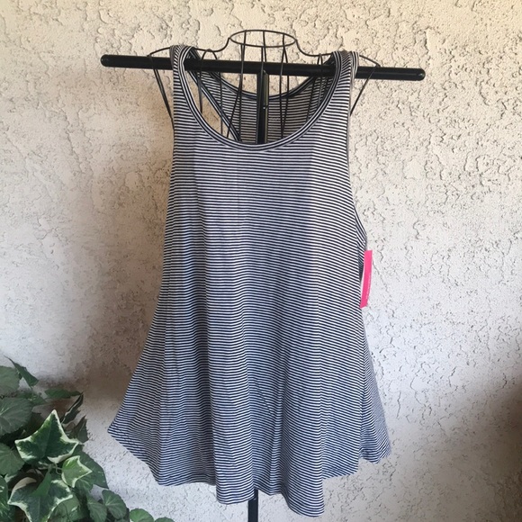 Xhilaration Tops - Xhilaration Racerback striped tank top NWT